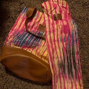 Yoga mat bag and tote.